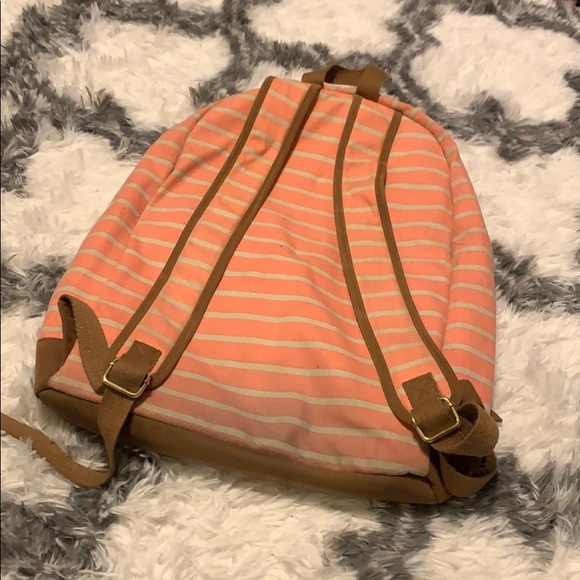 Pink Stripes Backpack - Picture 2 of 3